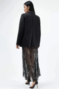 Hiccup High Waist Lace Maxi Skirt - Image 4