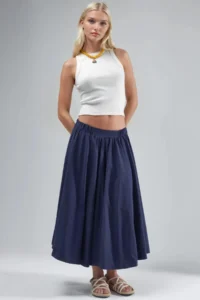 Hiccup A-Form Fit Maxi Skirt - Image 8