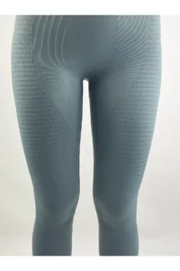 MİSTİRİK Tokyo Seamless Knitted Extra Soft Fabric High Waist Sports Tights Green Color - Image 4