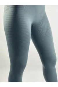 MİSTİRİK Tokyo Seamless Knitted Extra Soft Fabric High Waist Sports Tights Green Color - Image 5