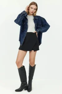 Hiccup High Waist Mini Shorts Skirt - Image 4