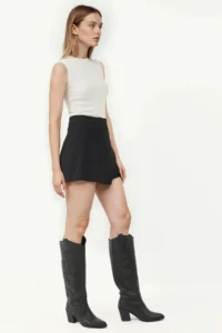 Hiccup High Waist Mini Shorts Skirt - Image 5