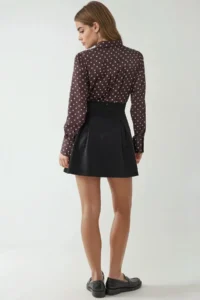Hiccup Zippered pleated Mini Skirt - Image 3