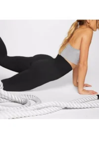 MİSTİRİK Abaka Model Slimming High Waist Corset Tights Sports Corset Tights Black Color - Image 2