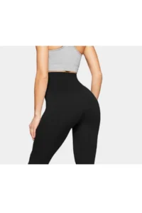 MİSTİRİK Abaka Model Slimming High Waist Corset Tights Sports Corset Tights Black Color - Image 4