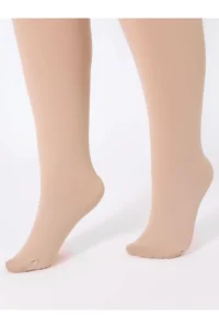 MİSTİRİK Rieti Model Plush Woven Tights That Keep Warm, Tighten and Tighten, Skin Color - Image 4