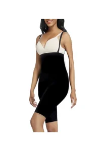MİSTİRİK Pagliye Model Upper Leg and Hip Enhancing Laser Tights Black Color - Image 3