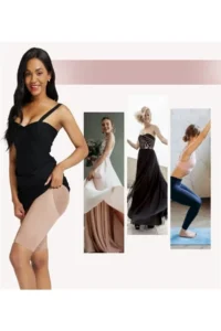 MİSTİRİK Pagliye Model Upper Leg and Hip Enhancing Laser Tights Black Color - Image 4