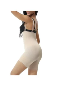 MİSTİRİK Pagliye Model Upper Leg and Hip Enhancing Laser Tights Skin Color - Image 3