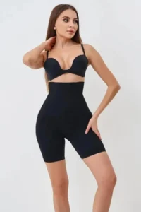 MİSTİRİK Irina Model Shaper Tights Shorts Push Up Effective Black Color - Image 3