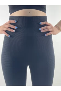 MİSTİRİK Tokyo Stretching And Tightening High Waist Sports Tights Black Color