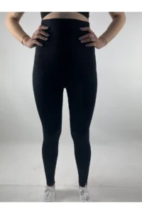 MİSTİRİK Tokyo Stretching And Tightening High Waist Sports Tights Black Color - Image 6