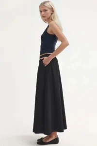 Hiccup BUSEM Pocket Detailed Elastic Midi Skirt - Image 3