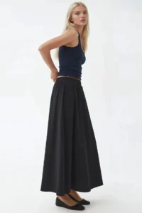 Hiccup BUSEM Pocket Detailed Elastic Midi Skirt - Image 5