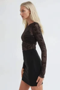 Hiccup BUSEM High Waist Elastic Mini Skirt - Image 2