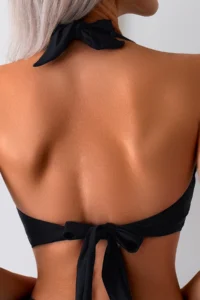 Angelsin Side Shirred Bikini Set (Removable Covered) - Image 6