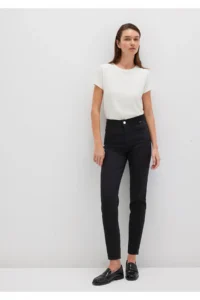 Mavi Cindy 90lar Black jeans Pants -8-Y2292 - Image 3
