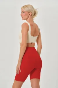 MİSTİRİK Porfy Model Lower Leg Effective Thread Detail Extra Tight Red Color097 - Image 3