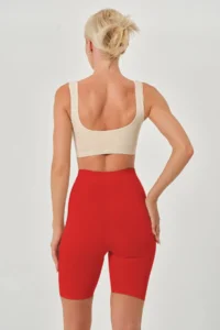 MİSTİRİK Porfy Model Lower Leg Effective Thread Detail Extra Tight Red Color097 - Image 4