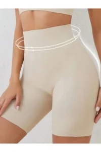 MİSTİRİK Porfy Model Seamless Lifting and Firming Laser Cut Tights Short Shorts Nude Color