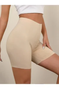 MİSTİRİK Porfy Model Seamless Lifting and Firming Laser Cut Short Shorts Skin Color - Image 3