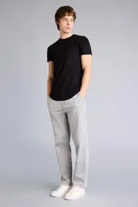 DeFacto Long Muscle Fit Crew Neck Short Sleeve T-Shirt - Image 2