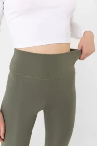 Domoda Extra Flexible Women's Leggings with Mint Karyoka Stitching Detail, Sporty Detail @amazon - Image 6
