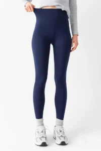 Domoda Navy Blue Karioca Stitching Detailed Extra Flexible Women's Leggings with Sporty Detail @amazon - Image 7