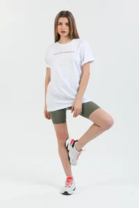 Domoda Mint High Waist Short Shorts Sports Ribbed Biker Tights - Image 6