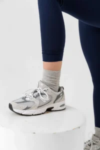 Domoda Navy Blue Extra High Waist Gathering Karioca Stitched Winter Fleece Push Up Women's Tights @simena - Image 7