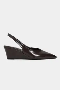 Nisantasi Shoes MELONY COFFEE MATTE Arka Bant Detailed Pointed toe Women Heels Shoes