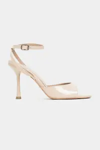 Nisantasi Shoes Charms Nude Patent Bilek Belt Detailed Women Thin Heels Shoes - Image 6