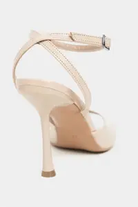 Nisantasi Shoes Charms Nude Patent Bilek Belt Detailed Women Thin Heels Shoes - Image 8