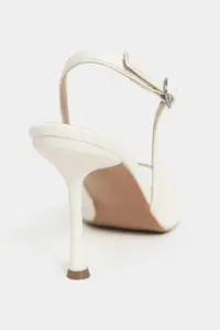 Nisantasi Shoes Maia BEIGE MATTE Pointed toe Front Light Thin Heels Women Shoes - Image 4
