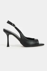 Nisantasi Shoes Maia Black MATTE Pointed toe Front Light Thin Heels Women Shoes