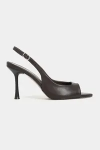 Nisantasi Shoes Maia COFFEE MATTE Pointed toe Front Light Thin Heels Women Shoes
