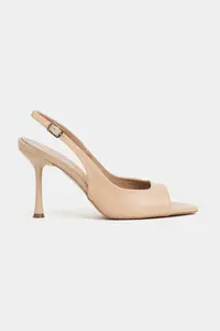 Nisantasi Shoes Maia Nude MATTE Pointed toe Front Light Thin Heels Women Shoes