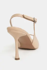 Nisantasi Shoes Maia Nude MATTE Pointed toe Front Light Thin Heels Women Shoes - Image 4