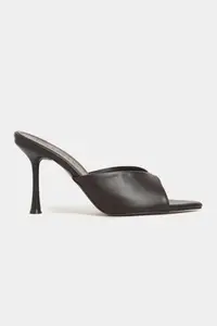 Nisantasi Shoes Rodi COFFEE MATTE Pointed toe Women Thin Heels Slippers