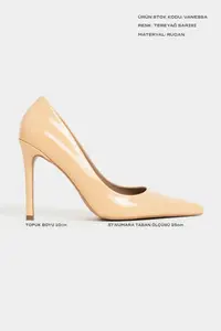 Nisantasi Shoes Lunara Beige butter Patent Pointed toe Women Stiletto - Image 2