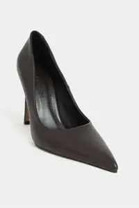 Nisantasi Shoes Lunara COFFEE MATTE Pointed toe Women Stiletto - Image 3