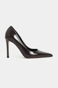 Nisantasi Shoes Lunara Brown Patent Pointed toe Women Stiletto - Image 3