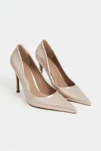 Nisantasi Shoes Lunara Gold Patent Pointed toe Women Stiletto - Image 5