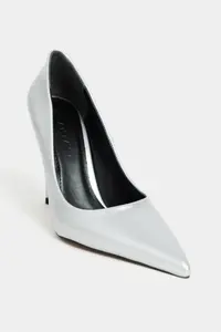 Nisantasi Shoes Lunara Silver Patent Pointed toe Women Stiletto - Image 3