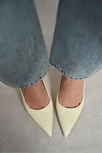 Nisantasi Shoes Lunara Butter Yellow MATTE Pointed toe Women Stiletto - Image 7