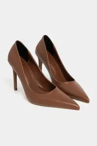 Nisantasi Shoes Lunara Tan MATTE Pointed toe Women Stiletto - Image 5