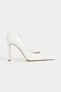Nisantasi Shoes Lunara White Patent Pointed toe Women Stiletto