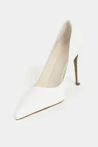 Nisantasi Shoes Lunara White Patent Pointed toe Women Stiletto - Image 3