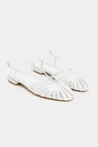 Nisantasi Shoes Leny Pearl Satin Piped 1-2 Cm Thick Heels Women Sandals Flats