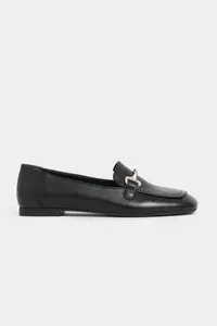 Nisantasi Shoes Rory Black MATTE Hair Clip Detailed Flat Sole Women Loafer Shoes